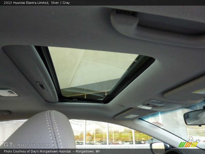 Silver / Gray 2013 Hyundai Elantra Limited