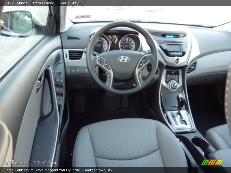 Silver / Gray 2013 Hyundai Elantra Limited