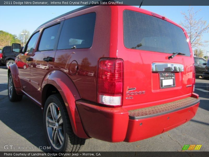 Inferno Red Crystal Pearl / Dark Slate Gray/Red 2011 Dodge Nitro Detonator
