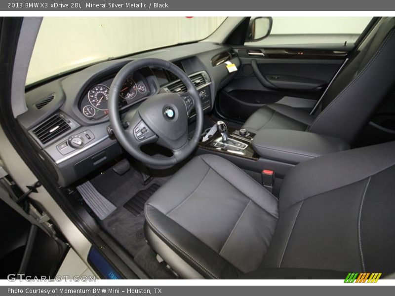 Black Interior - 2013 X3 xDrive 28i 
