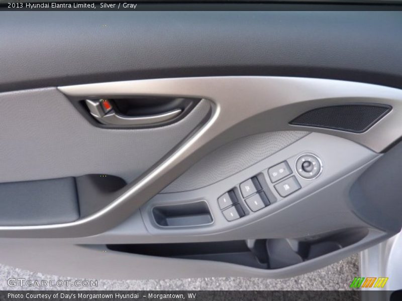 Silver / Gray 2013 Hyundai Elantra Limited