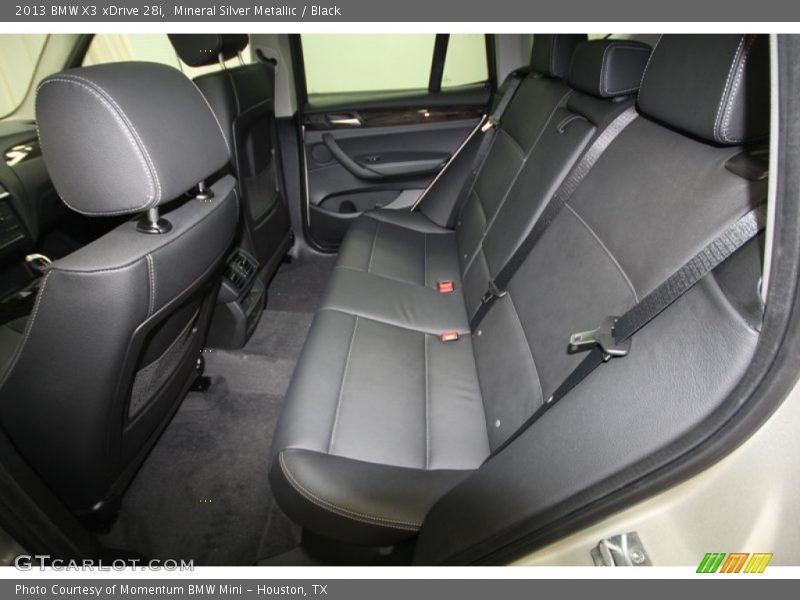 Rear Seat of 2013 X3 xDrive 28i