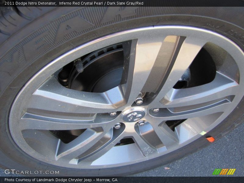 Inferno Red Crystal Pearl / Dark Slate Gray/Red 2011 Dodge Nitro Detonator