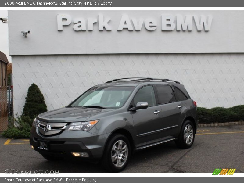 Sterling Gray Metallic / Ebony 2008 Acura MDX Technology