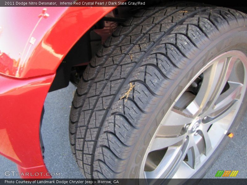 Inferno Red Crystal Pearl / Dark Slate Gray/Red 2011 Dodge Nitro Detonator