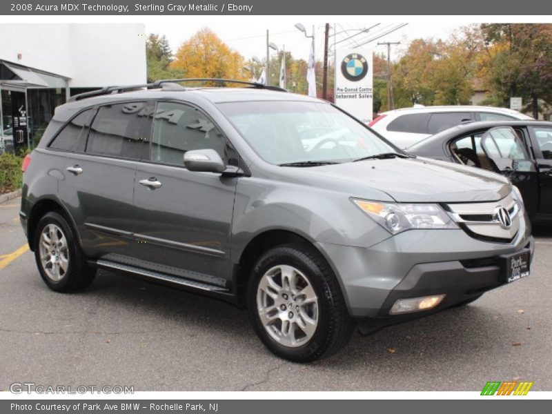 Sterling Gray Metallic / Ebony 2008 Acura MDX Technology