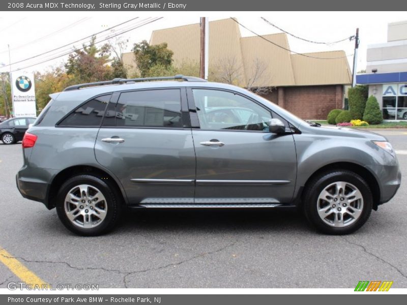 Sterling Gray Metallic / Ebony 2008 Acura MDX Technology