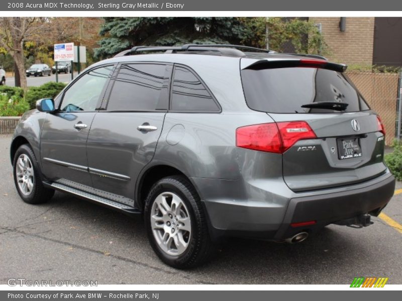 Sterling Gray Metallic / Ebony 2008 Acura MDX Technology