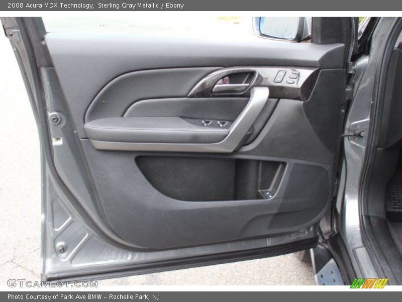 Sterling Gray Metallic / Ebony 2008 Acura MDX Technology
