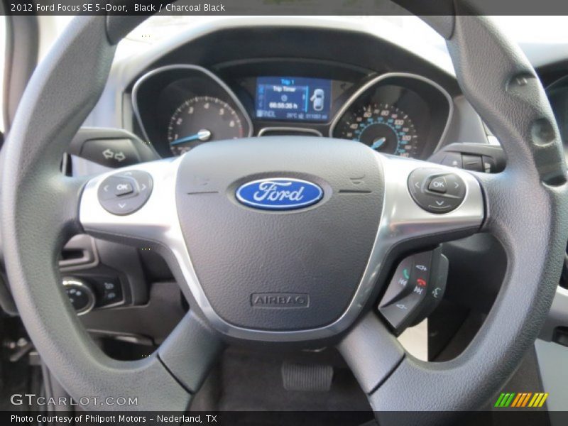 Black / Charcoal Black 2012 Ford Focus SE 5-Door