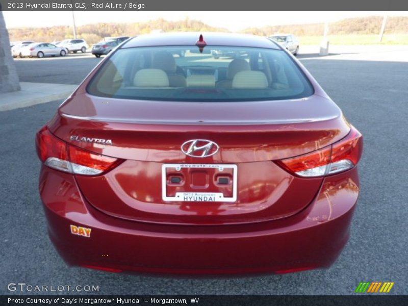 Red Allure / Beige 2013 Hyundai Elantra GLS