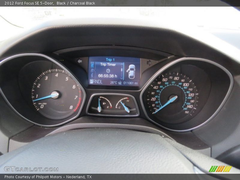 Black / Charcoal Black 2012 Ford Focus SE 5-Door
