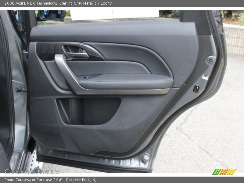 Sterling Gray Metallic / Ebony 2008 Acura MDX Technology