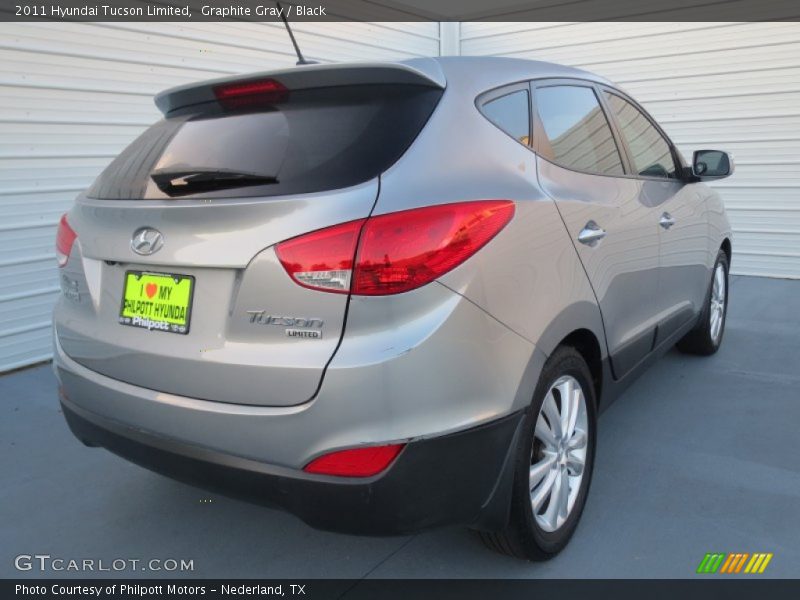 Graphite Gray / Black 2011 Hyundai Tucson Limited