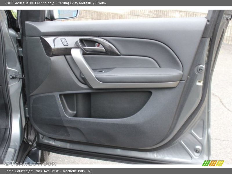 Sterling Gray Metallic / Ebony 2008 Acura MDX Technology
