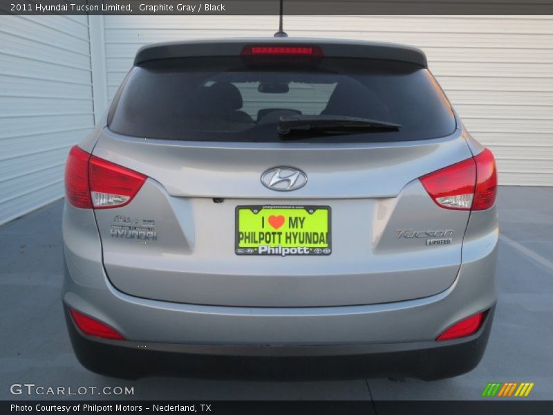 Graphite Gray / Black 2011 Hyundai Tucson Limited