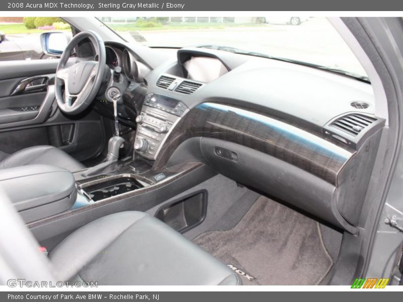 Sterling Gray Metallic / Ebony 2008 Acura MDX Technology