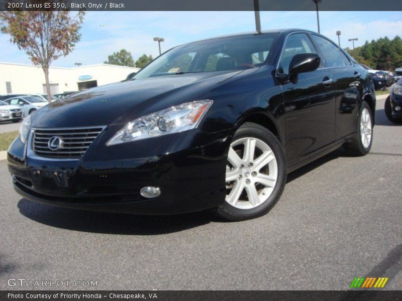 Black Onyx / Black 2007 Lexus ES 350