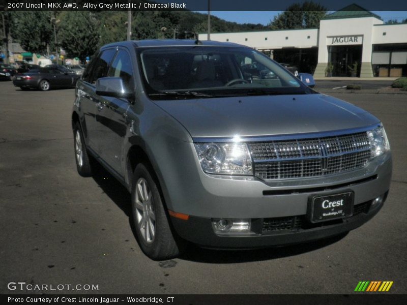 Alloy Grey Metallic / Charcoal Black 2007 Lincoln MKX AWD