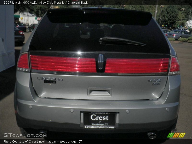 Alloy Grey Metallic / Charcoal Black 2007 Lincoln MKX AWD