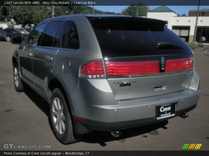 Alloy Grey Metallic / Charcoal Black 2007 Lincoln MKX AWD
