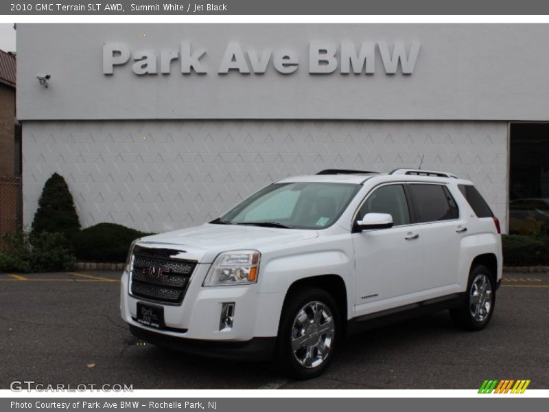 Summit White / Jet Black 2010 GMC Terrain SLT AWD