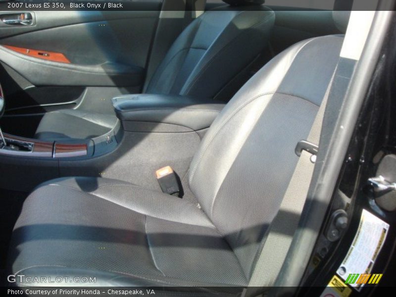 Black Onyx / Black 2007 Lexus ES 350