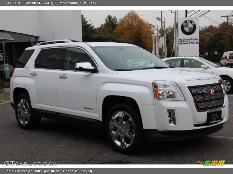 Summit White / Jet Black 2010 GMC Terrain SLT AWD