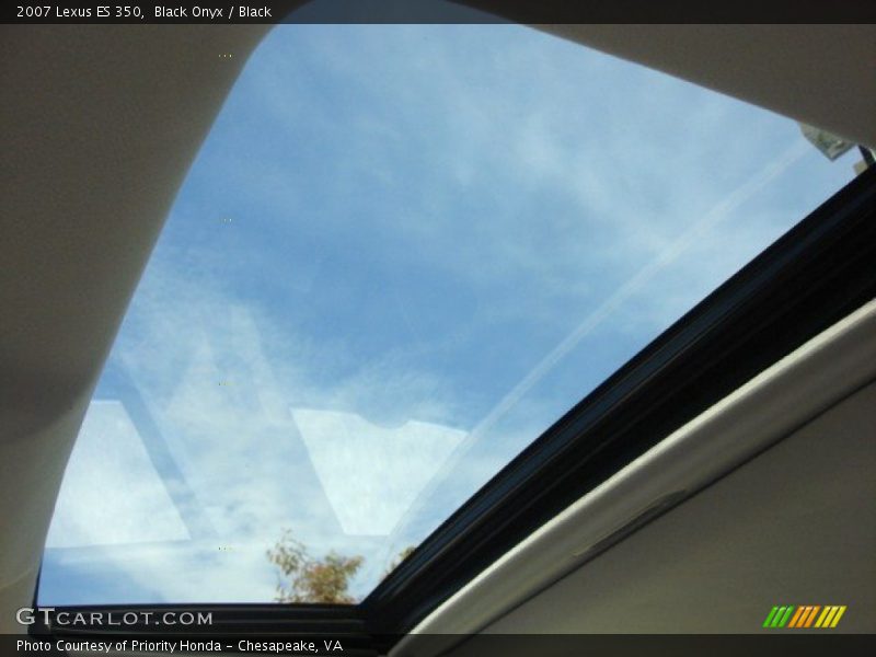 Black Onyx / Black 2007 Lexus ES 350