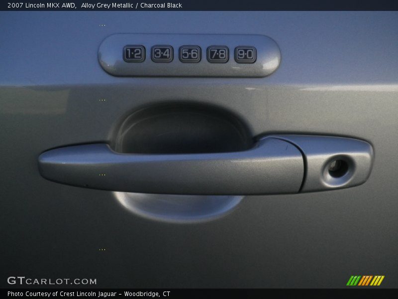 Alloy Grey Metallic / Charcoal Black 2007 Lincoln MKX AWD