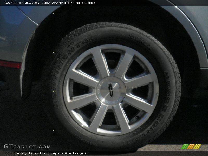 Alloy Grey Metallic / Charcoal Black 2007 Lincoln MKX AWD