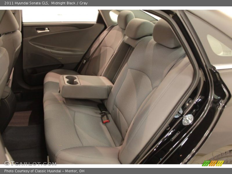 Midnight Black / Gray 2011 Hyundai Sonata GLS