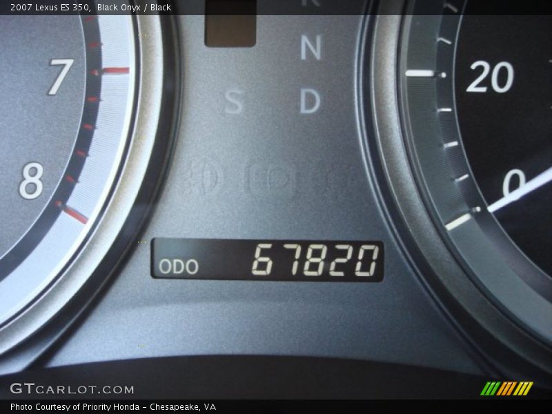 Black Onyx / Black 2007 Lexus ES 350