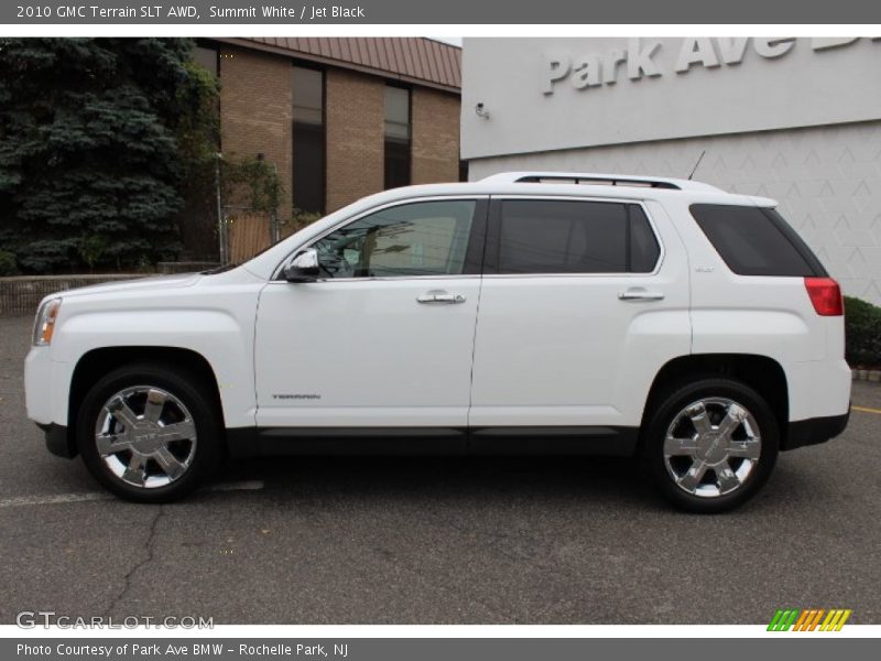 Summit White / Jet Black 2010 GMC Terrain SLT AWD