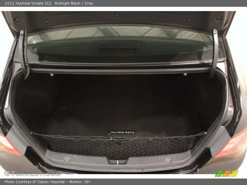 Midnight Black / Gray 2011 Hyundai Sonata GLS