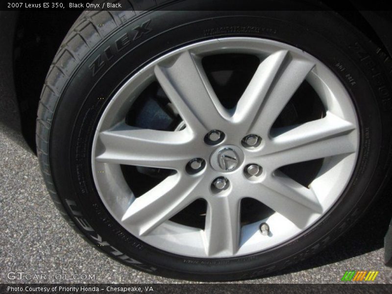 Black Onyx / Black 2007 Lexus ES 350