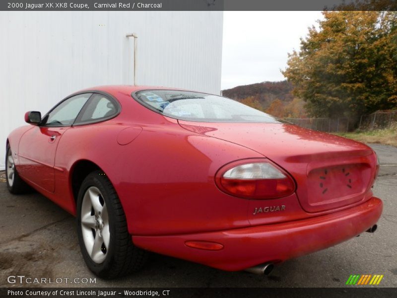 Carnival Red / Charcoal 2000 Jaguar XK XK8 Coupe