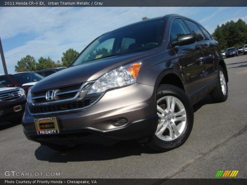 Urban Titanium Metallic / Gray 2011 Honda CR-V EX