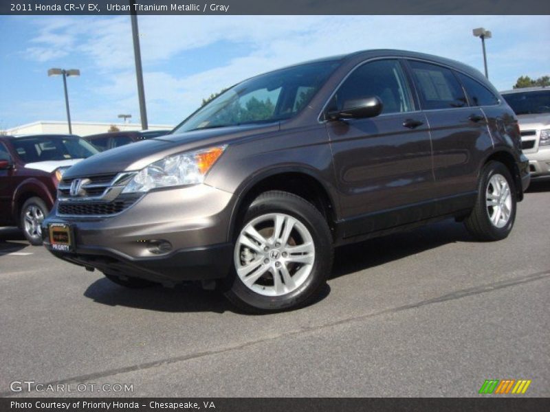 Urban Titanium Metallic / Gray 2011 Honda CR-V EX