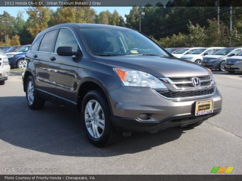 Urban Titanium Metallic / Gray 2011 Honda CR-V EX