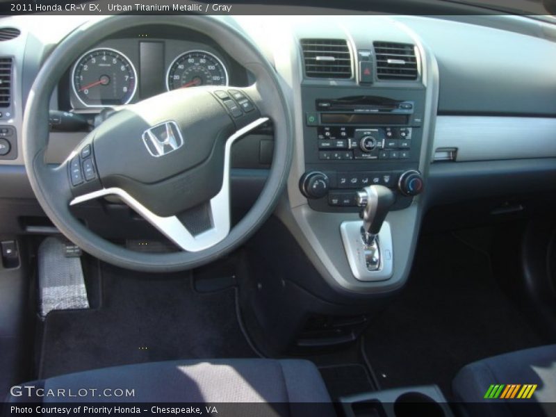 Urban Titanium Metallic / Gray 2011 Honda CR-V EX