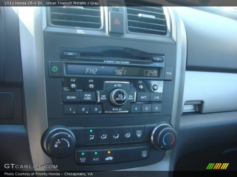Urban Titanium Metallic / Gray 2011 Honda CR-V EX