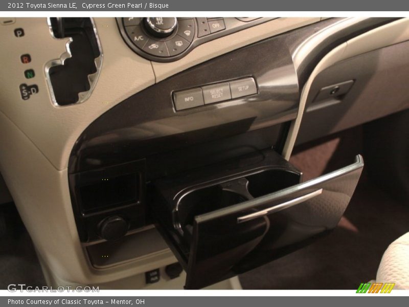 Cypress Green Pearl / Bisque 2012 Toyota Sienna LE