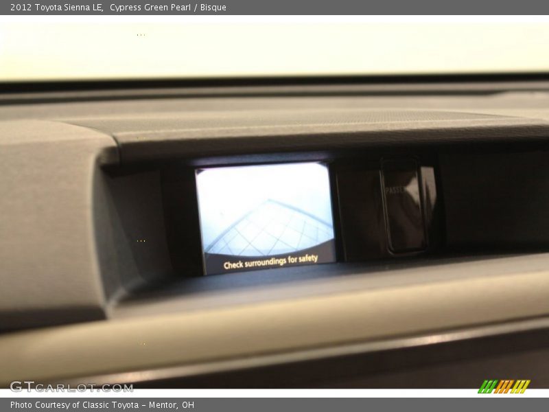 Cypress Green Pearl / Bisque 2012 Toyota Sienna LE