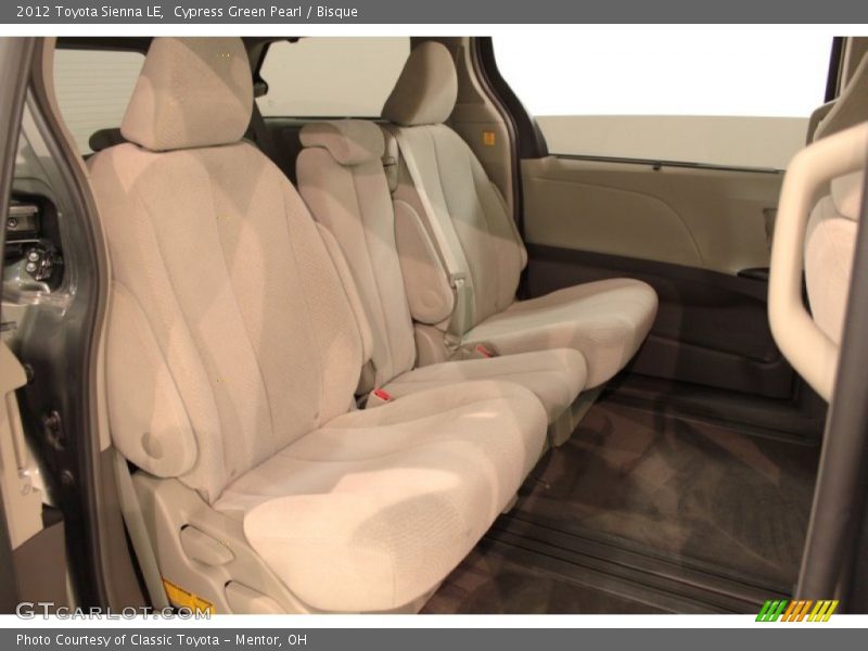 Cypress Green Pearl / Bisque 2012 Toyota Sienna LE
