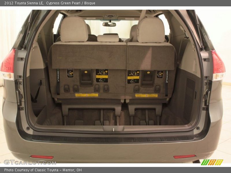 Cypress Green Pearl / Bisque 2012 Toyota Sienna LE