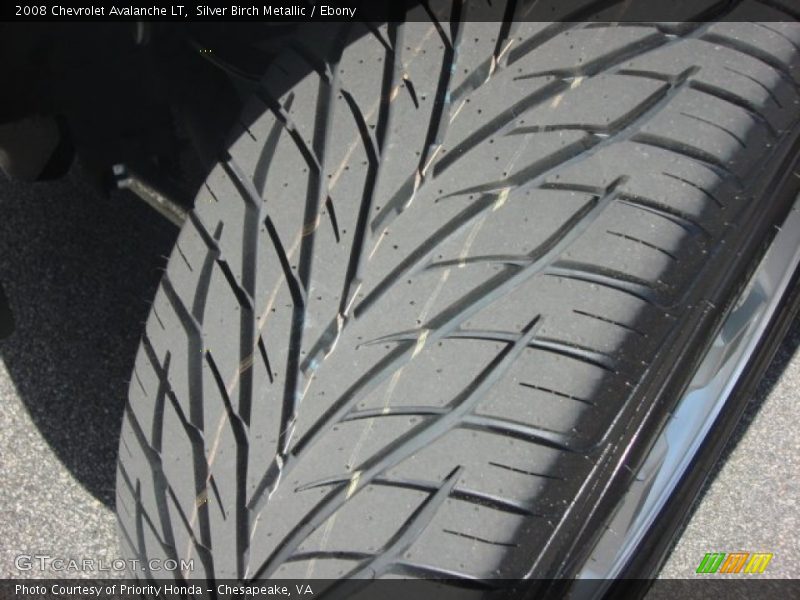Silver Birch Metallic / Ebony 2008 Chevrolet Avalanche LT