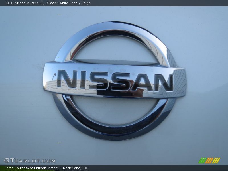 Glacier White Pearl / Beige 2010 Nissan Murano SL