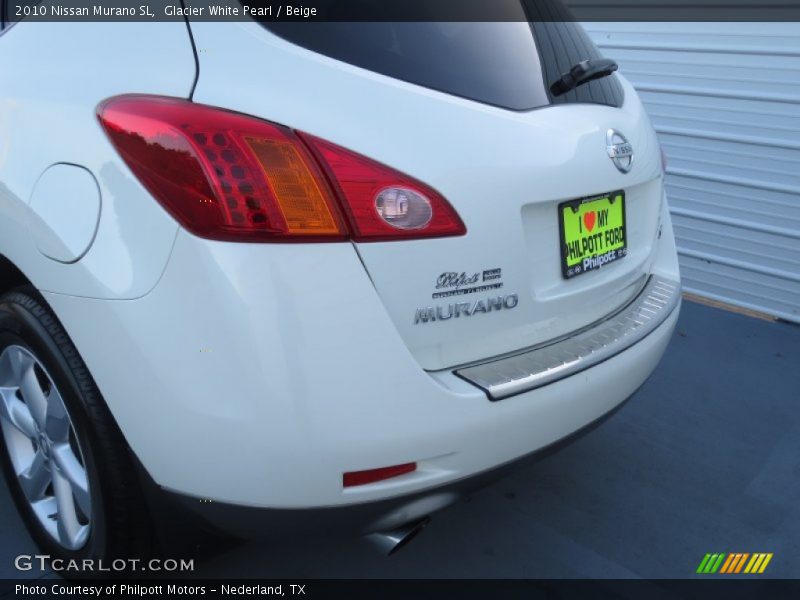 Glacier White Pearl / Beige 2010 Nissan Murano SL