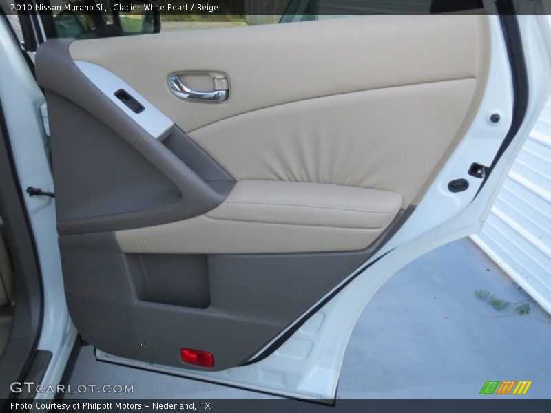 Glacier White Pearl / Beige 2010 Nissan Murano SL